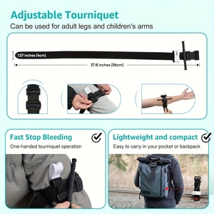 Suministros Médicos, Torniquete Táctico Desechable Gen 7 para Primeros Auxilios en Emergencias al Aire Libre para Detener Hemorragias - Product Image 2
