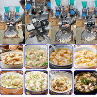 Machine à faire des wontons entièrement automatique, mini-machine de table en acier inoxydable pour la fabrication de wontons et de raviolis, équipement pour la restauration