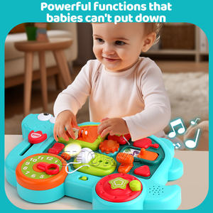 Zhorya multifonctionnel Montessori occupé conseil jouet ensemble éducatif <span class=keywords><strong>musique</strong></span> jouet voiture pour la petite <span class=keywords><strong>enfance</strong></span> motricité fine - Product Image 2