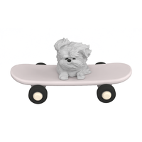 Figurine de skateboard miniature en silicone personnalisée, jouet écologique pour enfants, OEM ODM avec moule CNC interne pour conception personnalisée