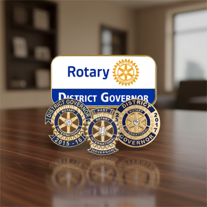 Spilla da Bavero in Metallo Smaltato del <span class=keywords><strong>Rotary</strong></span> Club International all'Ingrosso dalla Fabbrica, Accessori Decorativi Personalizzati di Moda per Abbigliamento e Cappelli - Product Image 3