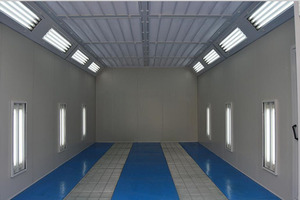 Cabine de peinture automobile à chauffage électrique avec éclairage LED, taille personnalisable, certifiée CE pour atelier de réparation de <span class=keywords><strong>carrosserie</strong></span> automobile - Product Image 3