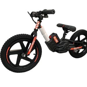 Scooter <span class=keywords><strong>électrique</strong></span> 14 pouces pour enfants vélo d'équilibre à 3 vitesses basse vitesse <span class=keywords><strong>avec</strong></span> frein à disque fourche en acier et pédale ordinaire pour l'apprentissage - Product Image 4