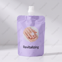 Imprimé personnalisé compostable 10ml 30ml 50ml Sachet d'emballage Doypack crème debout avec bec verseur de recharge cosmétique