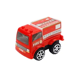 Gran oferta 2024, juguetes fundidos a presión, vehículo de extinción de incendios, camión inercial de metal, modelo de camión de bomberos de aleación de juguete para niños