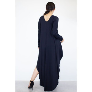 Robe longue asymétrique à manches longues - Product Image 2