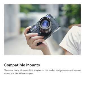 Objectif TTArtisan 100 mm F2.8 pour monture M Plein format Mise au point manuelle Bokeh à bulles Compatible avec M2 M3 <span class=keywords><strong>M4</strong></span> M5 M6 M7 M8 M9 M9P M10 M262 - Product Image 4