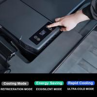 Accessoires Cybertruck : Réfrigérateur coffre 25L avec contrôle par application, glacière de rangement pour camion, réfrigérateur de camping extérieur