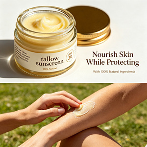 <span class=keywords><strong>Crème</strong></span> <span class=keywords><strong>solaire</strong></span> au suif biologique pour peaux sensibles |   Protection SPF 50+ UVA/UVB |   <span class=keywords><strong>Non</strong></span> <span class=keywords><strong>comédogène</strong></span>, hydratant et sans parfum - Product Image 4