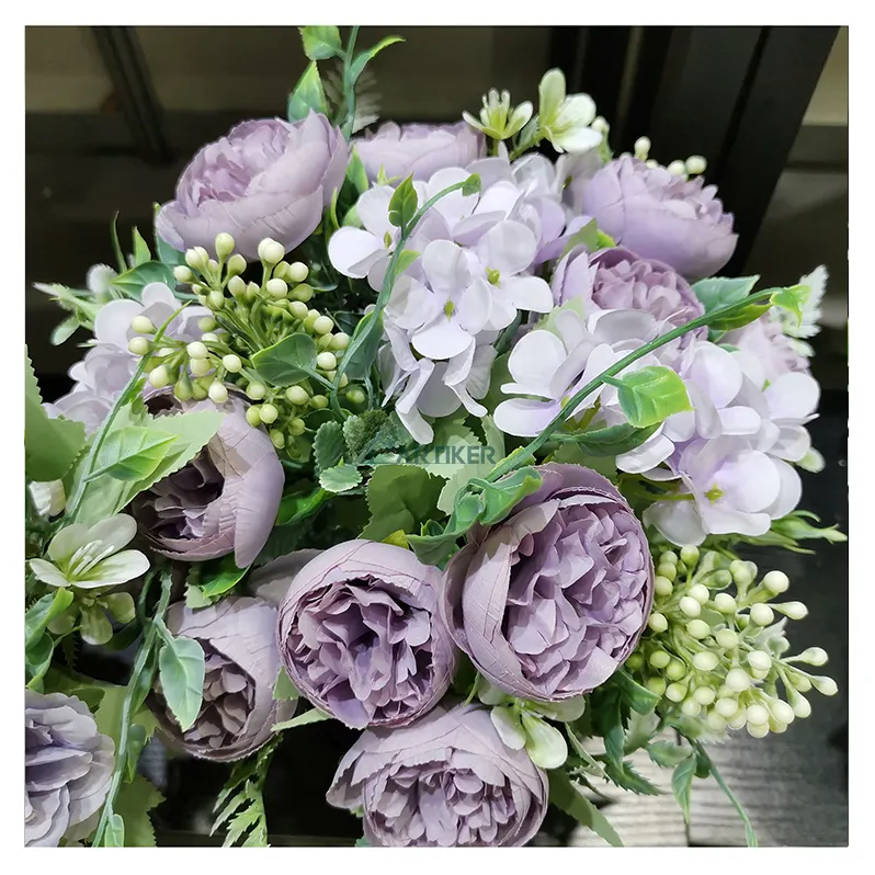 Flower Bouquet Party Of Peony Hydrangea Peonies Silk China Deco For Artificial Flowers Rose Bunch