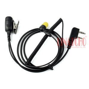 マイク<span class=keywords><strong>PTT</strong></span>付き2ピントランシーバーイヤホンソフトイエローイヤープラグ - Product Image 3