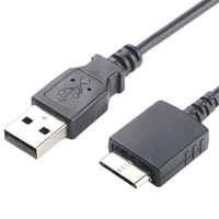 Cordon de fil de câble de chargeur de transfert de données de synchronisation USB2.0 pour le WMC-NW20MU de lecteur MP3 de baladeur