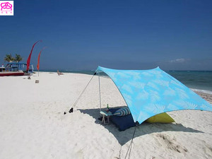 UPF50 + Mái Che Nắng Gia Đình Ngoài Trời Nhẹ Tiện Dụng Lều Bãi Biển Mái Che Nắng Mái Che Bật Lên Chống Gió Lều Bãi Biển Che Nắng - Product Image 5