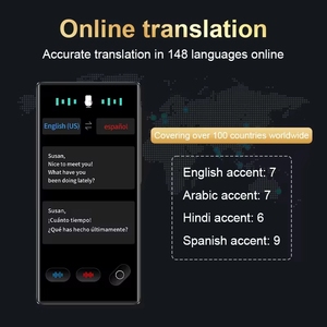 Nouveau traducteur vocal intelligent S35 <span class=keywords><strong>en</strong></span> <span class=keywords><strong>arabe</strong></span> avec IA, 148 langues, ChatGPT, traduction <span class=keywords><strong>photo</strong></span>, 19 langues hors ligne - Product Image 6