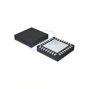 Composants de circuits électroniques 32 WFQFN à contacts apparents EFM32TG11B140F64GM32-B Intégré Original - Product Image 1