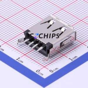 916-152A1022Y10210 USB Connector Through hole Component (THT) Connector Type-A USB 2.0 Female Through Hole - Product Image 2