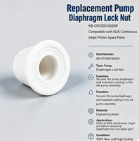 Écrou de blocage de diaphragme de pompe de remplacement KB-CPC000100039 compatible avec les pièces détachées d'imprimante à jet d'encre continu KGK