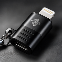 Nouvel adaptateur USB-C 8 broches 2026 pour téléphones iOS, convertisseur de microphone sans fil et casques filaires avec sortie CC