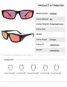 Custom LOGO Fashionable Classic Retro 90s Y2K Vintage Trendy Sunglasses Sun Shades Glasses With Lightweight PC Frame