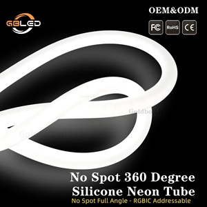 Tubo LED al Neon in Silicone a 360 Gradi, 12V 24V IP67, Senza Punti Oscuri, Flessibile Multicolore per Giardino e Paesaggio, Certificato CE RoHS - Product Image 4