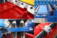Machine de formage de rouleaux de tuiles émaillées certifiée CE/ISO pour le Kenya, la Tanzanie et l'Ouganda
