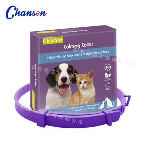 <span class=keywords><strong>Collar</strong></span> ajustable para aliviar la ansiedad de las mascotas con cintas de plástico Patrón sólido-Comodidad ecológica para todas las estaciones - Product Image 5