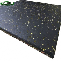 Revêtement de sol en caoutchouc EPDM haute densité 15 mm, antidérapant, à emboîtement, pour gymnase, salle de sport, terrains de jeux extérieurs, haute qualité