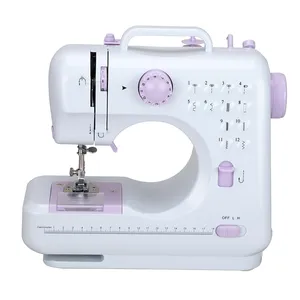 Mini máquina de coser doméstica, máquina de coser automática, gn335