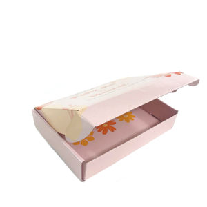 Boîtes postales en papier noir recyclables personnalisées en gros, revêtement UV, pliage de logo pour artisanat de cadeaux et affichage postal - Product Image 3