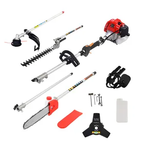 CGM4300-TB Cordless Petrol Power Brush Cutter Gasoline Grass Trimmer Multi Function Garden Tools 4 in 1 Sets