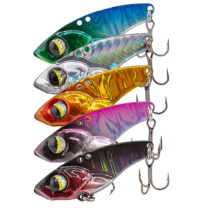 เหยื่อตกปลา SNEDA Creek Grasshopper VIB  แบบจิ๊<span class=keywords><strong>ก</strong></span>โลหะเคลือบตะ<span class=keywords><strong>ก</strong></span>ั่วทองแดง สำหรับตกปลาแมนดาริน ชับ และมาซีร์ - Product Image 2