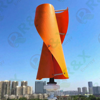Vente chaude 5KW 10KW 15KW Générateur d'éolienne à axe vertical 48V 96V 120V Moulins à vent pour l'industrie