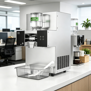 Professional Ice <b>Cube</b> Block Making Machine Snow Flake Ice 220V 1280W Big Square Commercial Ice Maker Machine - Product Image 4