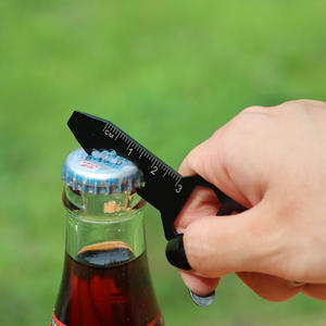 Outil multifonctionnel de poche en acier inoxydable léger pour l'extérieur, ouvre-bouteille de bière, clé hexagonale, tournevis, mini outil porte-clés - Product Image 3