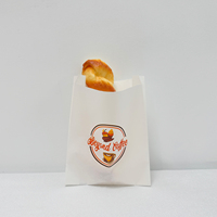 Sac en papier kraft anti-graisse personnalisé pour pain, biscuits, pâtisseries, brownies, gâteaux, scones, croissants, boulangerie, à emporter