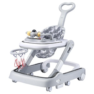 Andador <span class=keywords><strong>para</strong></span> Bebés 3 en 1, Plegable, con Bandeja Musical de Plástico, <span class=keywords><strong>para</strong></span> Aprendizaje y Entrenamiento, con Ruedas - Product Image 1