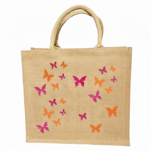 Wholesale Custom Printed <b>Jute</b> <b>Bags</b> for <b>Shopping</b> Packaging and Gift Use Durable and Reusable Eco Friendly Material - Product Image 1