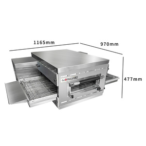 เตาอบพิซซ่าแบบ<span class=keywords><strong>สายพาน</strong></span>ลำเลียงเตาอบไฟฟ้าสำหรับร้านอาหาร - Product Image 4