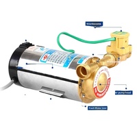 Pompa Booster Air Keran Otomatis Rumah Tangga Stainless Steel 220V Listrik Sepenuhnya Otomatis Langsung dari Pabrik
