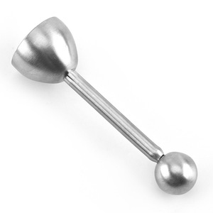 Ouvre-œuf en acier inoxydable 13 cm avec poignée à boule, coupe-œuf pratique pour la pâtisserie, outil de cuisine, fabriqué à Yangjiang - Product Image 4