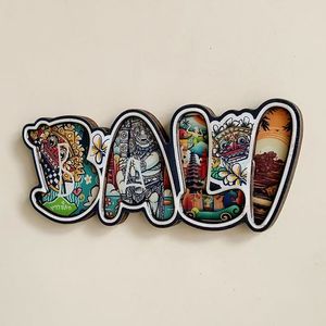 Tùy chỉnh khuyến mại Indonesia Bali tủ lạnh nam châm <span class=keywords><strong>2</strong></span> lớp Epoxy tủ lạnh bằng gỗ nam châm Thế Giới Du lịch lưu niệm quà tặng - Product Image 2