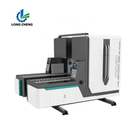 Nouvelle ligne de production entièrement automatique pour la fabrication de boîtes en carton ondulé, avec impression numérique, découpe rotative, rainurage et pliage-colleuse