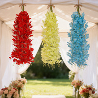 60CM Seiden-Glyzinien Künstliche Glyzinienblüten-Stiele für Hochzeiten, Events, Tischdekoration und Heimdekoration