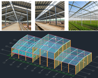 Estructura de Acero Prefabricada para Taller, Almacén, Garaje, Nave Industrial Moderna, Oficina
