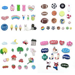Patchs brodés miniatures en stock, motifs animaux, fruits, boissons, à thermocoller pour sacs, pochettes, cordons - Product Image 4