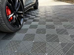 Moldeo por inyección OEM / ODM para suelo de rejilla de lavado de coches de Pvc/baldosas de garaje entrelazadas/suelo de vinilo de lavado Dalle de plástico - Product Image 3