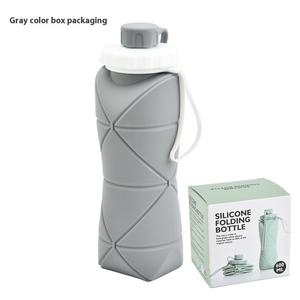 Tasse pliante en silicone de grande capacité pour les sports de plein air, voyage, bouilloire créative à eau et à café avec visites directes - Product Image 6