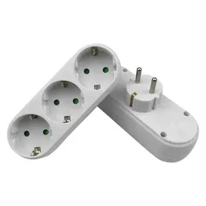 EU Plug European Conversion Plug 1に2/3に1/1に4 Way Socket Adapter EU Standard Power Adapter