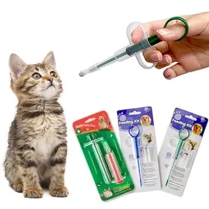 GooDoctor Veterinary Product Tube Dispenser Drug Injection Tablet Syringe Pet Medicine Feeder