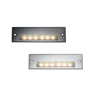 Lampe murale d'intérieur intelligente 3W IP65 Détecteur de mouvement LED Lampe d'escalier pour couloir intérieur mur coin encastré Footlight